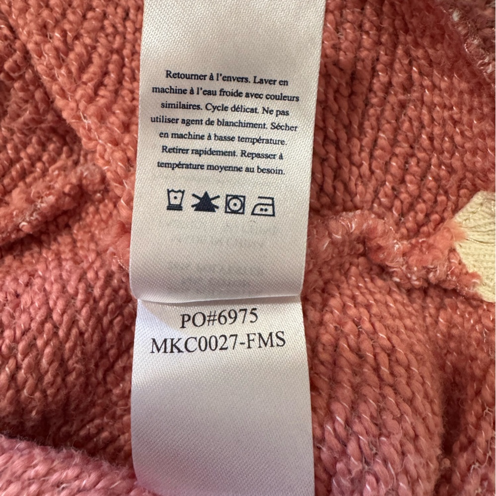 Faherty Men's Whitewash Hoodie Size XS - Picture 8 of 8